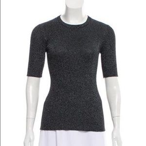 Opening Ceremony Metallic Knit Top